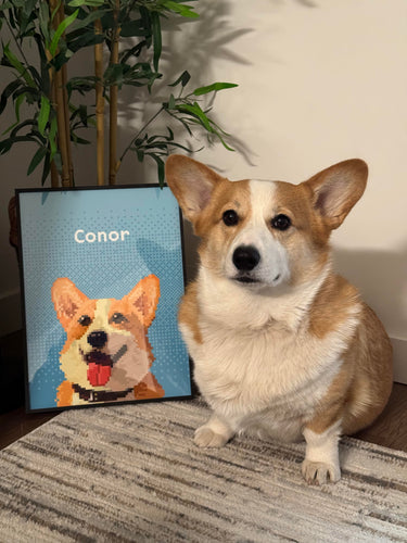 handcrafted pet portrait