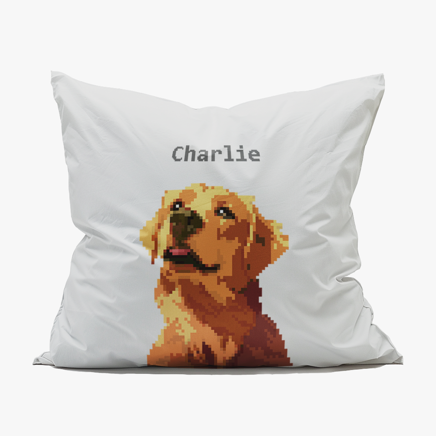 Custom Pixel Pet Pillow
