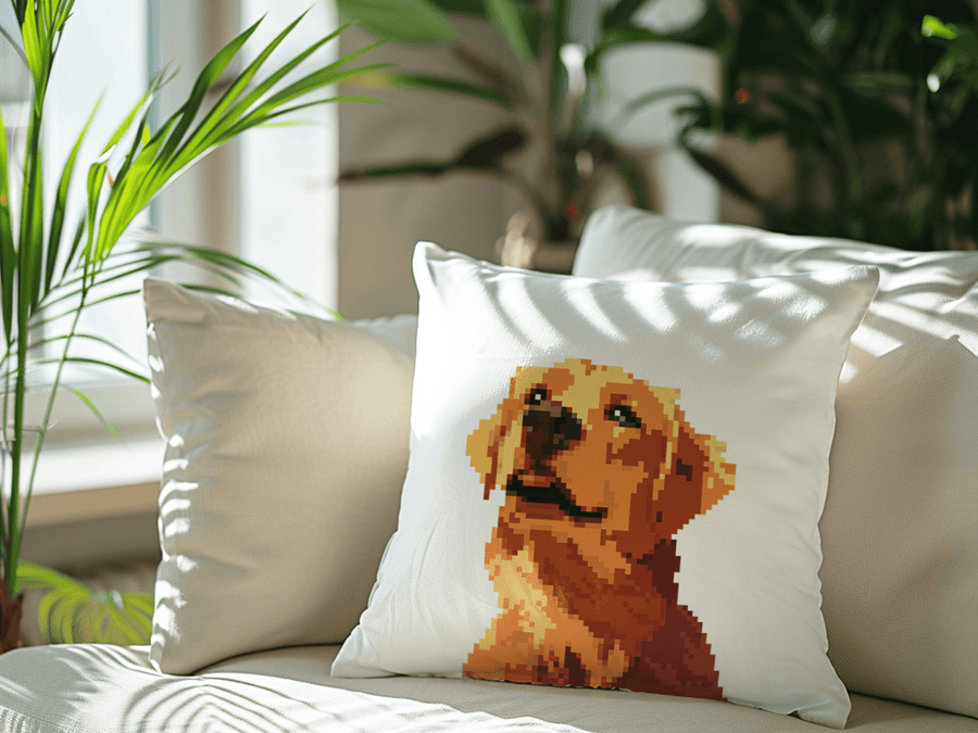Custom Pixel Pet Pillow