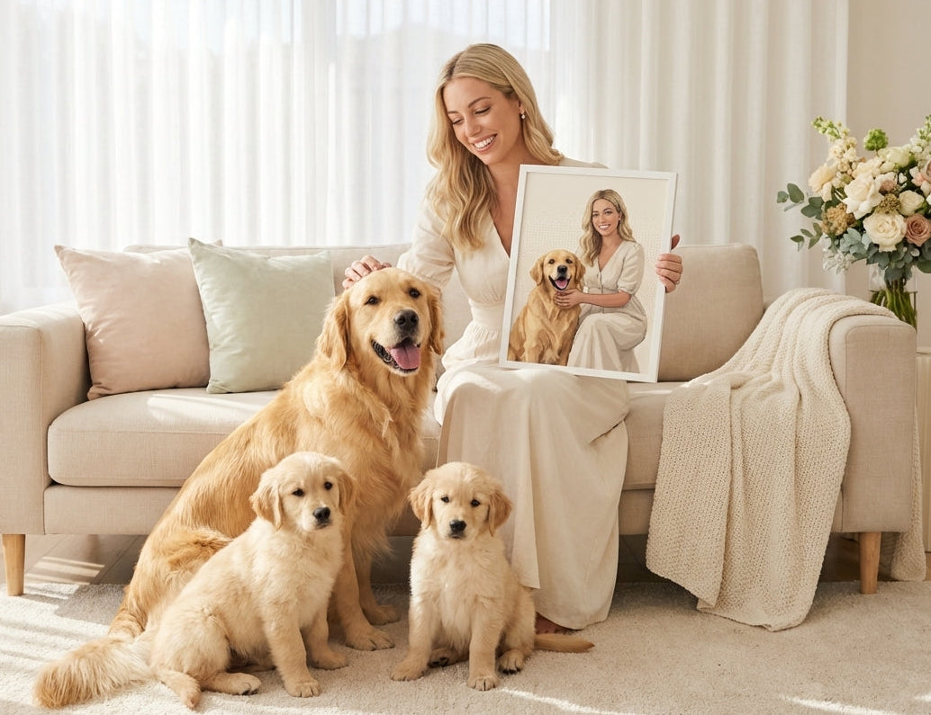 Custom Mother’s Day Pet Portrait