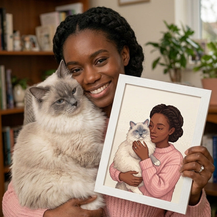 Custom Mother’s Day Pet Portrait