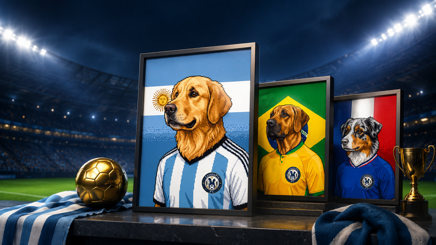Football Fan Pet Portraits