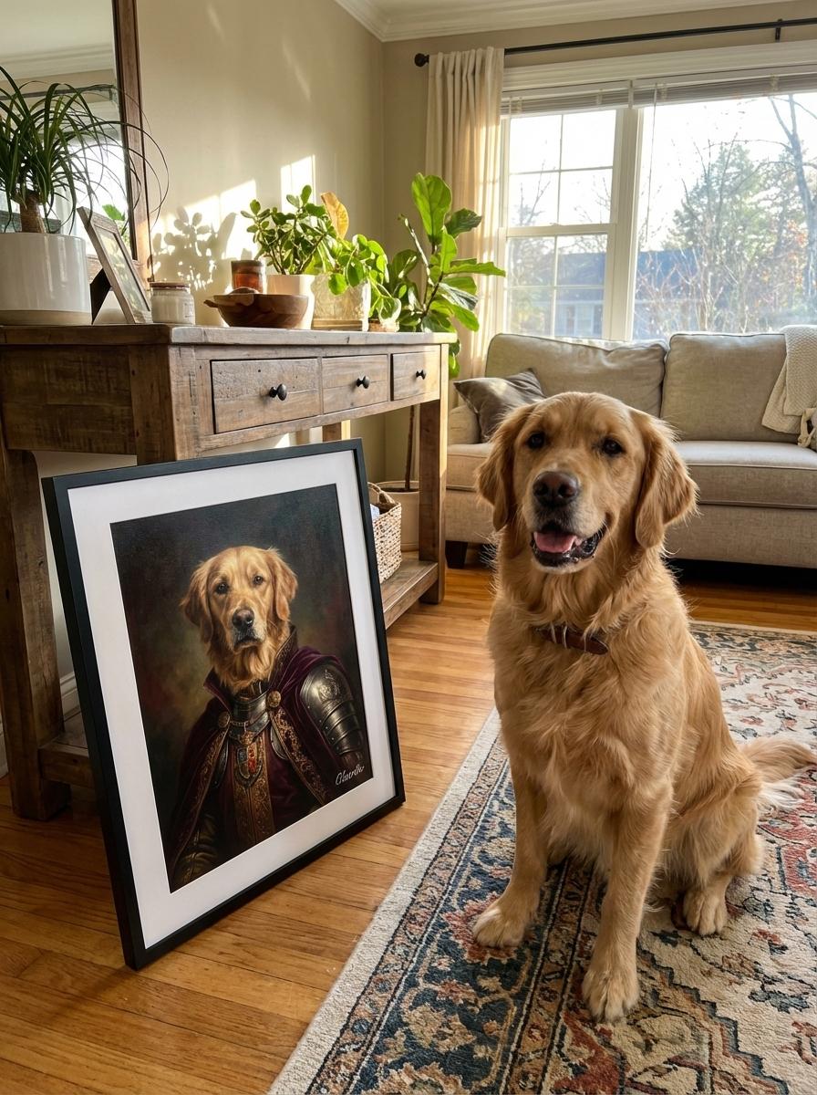  custom pet portrait