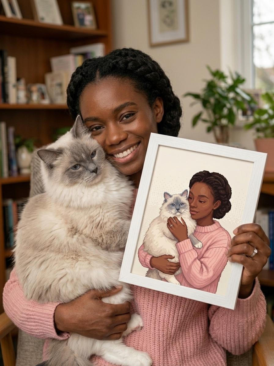 Custom Mother’s Day Pet Portrait