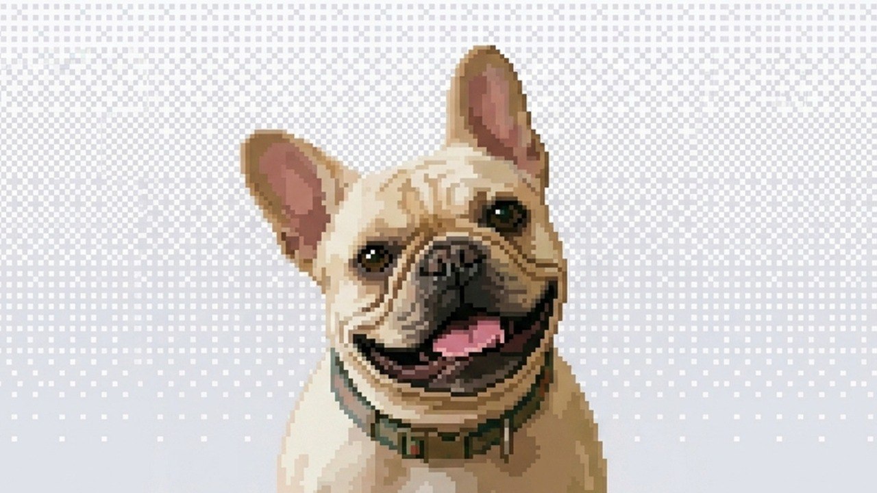 pixel pet portrait